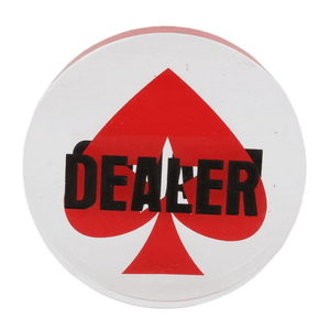 Acrylic Gaming Dealer Button - Crystal, Set of 5 - Thai Aces
