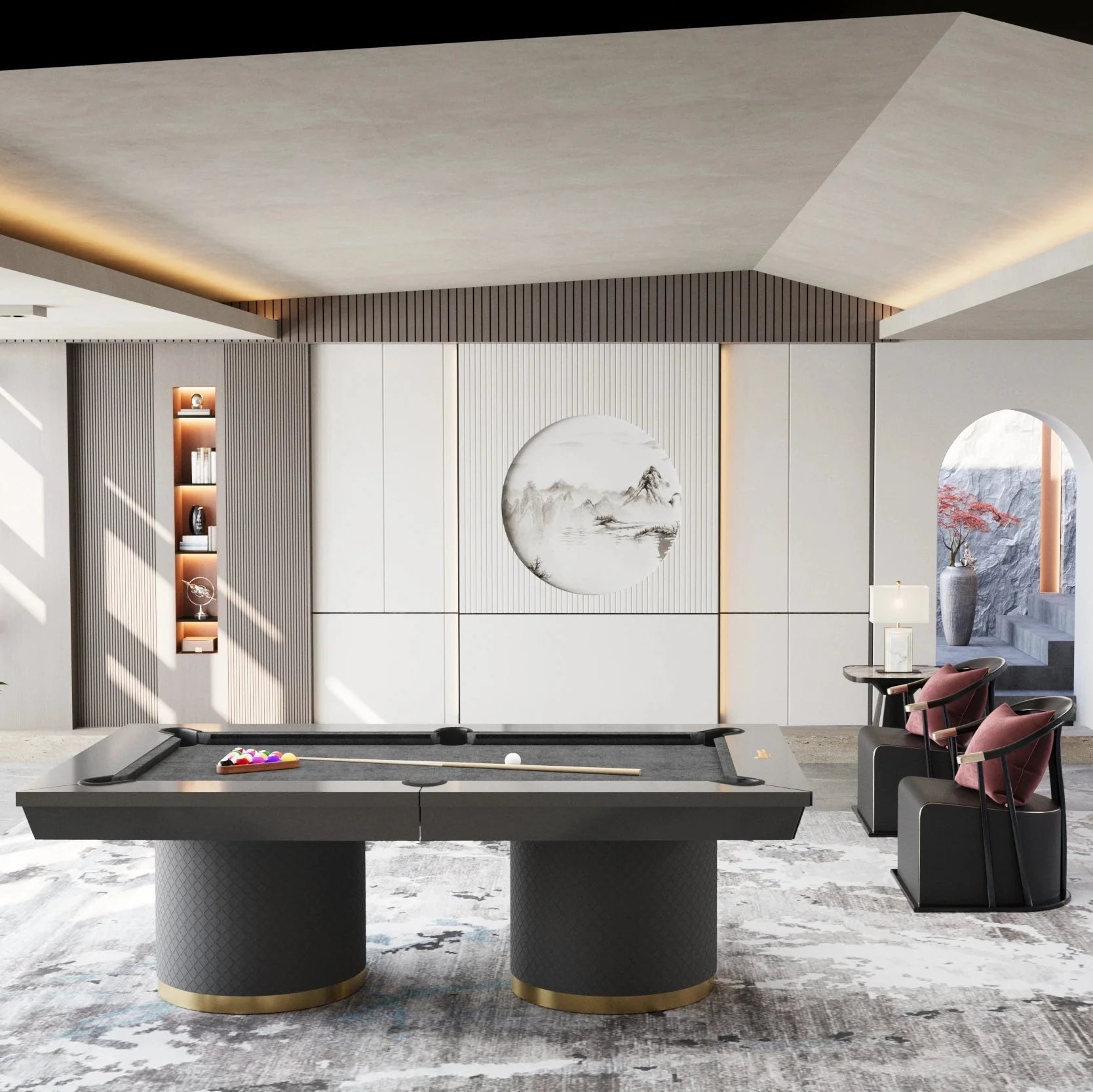 Angelic Feather Pool Table