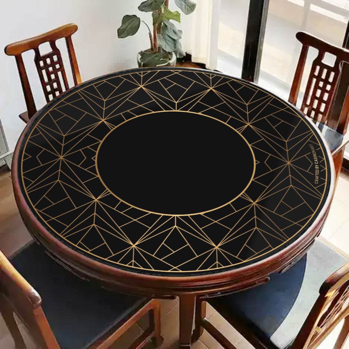 Astra Series Poker Table Mat - Round, 5x5ft - Thai Aces