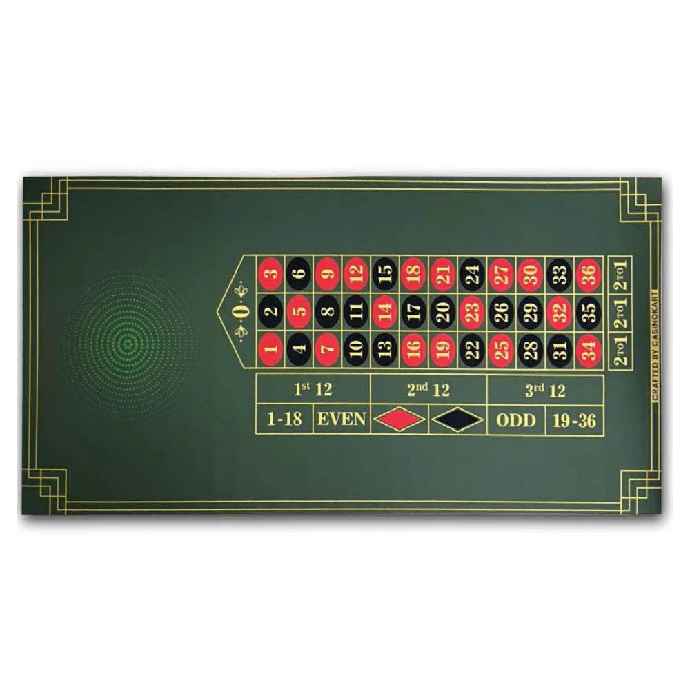 Bet Vault Roulette Table Mat - Rectangle, 6x3ft - Thai Aces