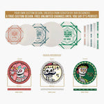 Customisable Poker Chips- Ceramic, 40/43/45/50mm - Thai Aces