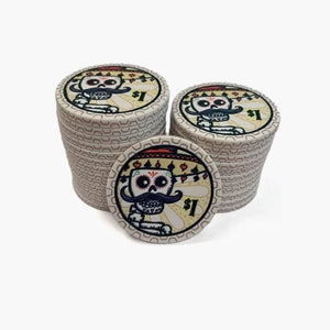 Customisable Poker Chips- Ceramic, 40/43/45/50mm - Thai Aces