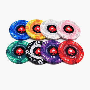 Customisable Poker Chips- Ceramic, 40/43/45/50mm - Thai Aces