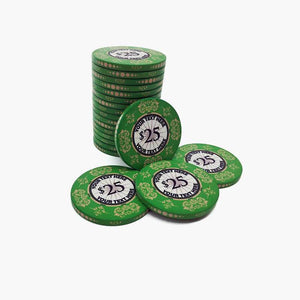 Customisable Poker Chips- Ceramic, 40/43/45/50mm - Thai Aces