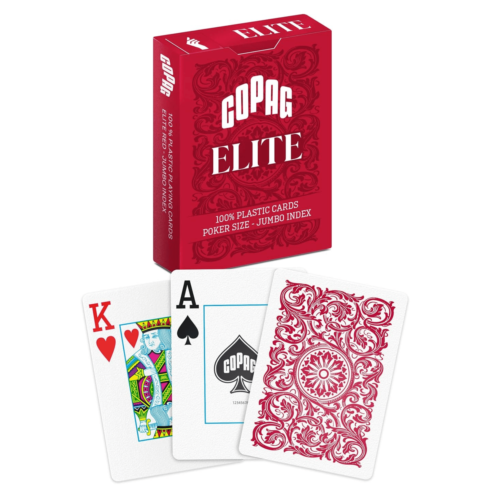 Copag Elite Playing Cards - Pack of 10, Multi Colors - Thai Aces