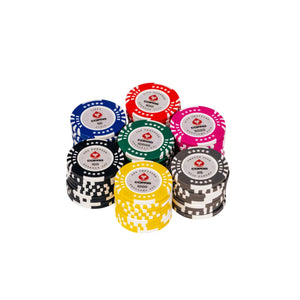 Copag Poker Chipset - 500 Pcs, Clay, 40mm, 14g
