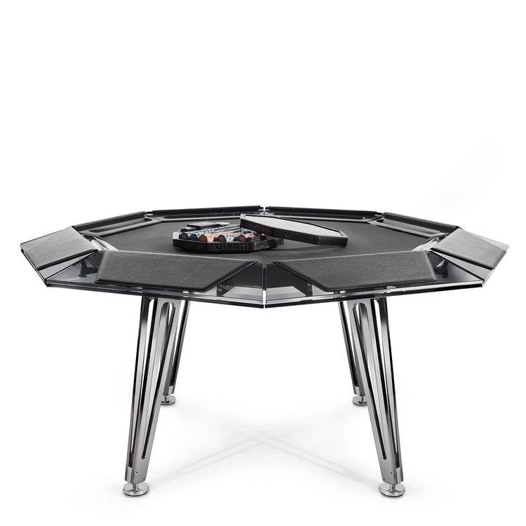 Cronus Glass Poker Table - Thai Aces