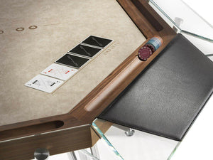 Cronus Glass Poker Table - Thai Aces