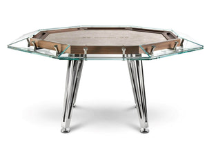 Cronus Glass Poker Table - Thai Aces