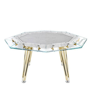 Cronus Glass Poker Table - Thai Aces