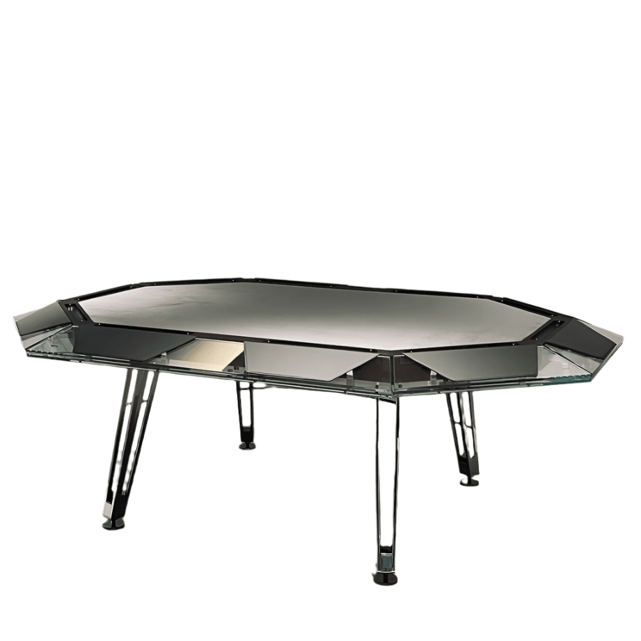 Cronus Glass Poker Table - Thai Aces