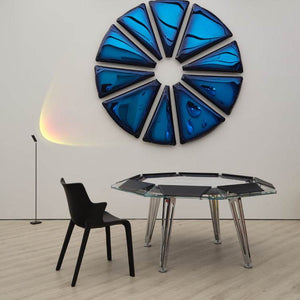 Cronus Glass Poker Table - Thai Aces