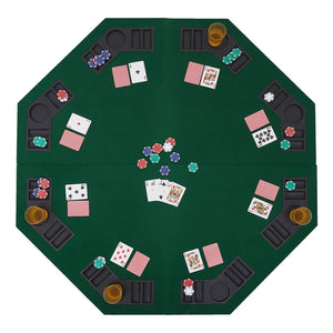 Folding Poker Tabletop - Octagonal, 4x4ft - Thai Aces