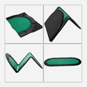 Masterfold Poker Tabletop - Oval, 6x3ft - Thai Aces
