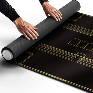 Gambit Poker Mat - Oval, 6x3ft