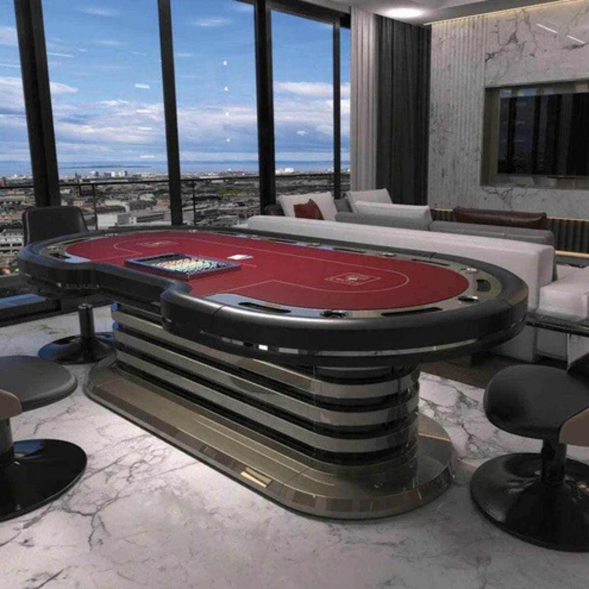 Grecale Poker Table - Thai Aces