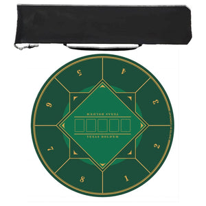 Gripper Series Poker Table Mat - Round, 4x4ft - Thai Aces