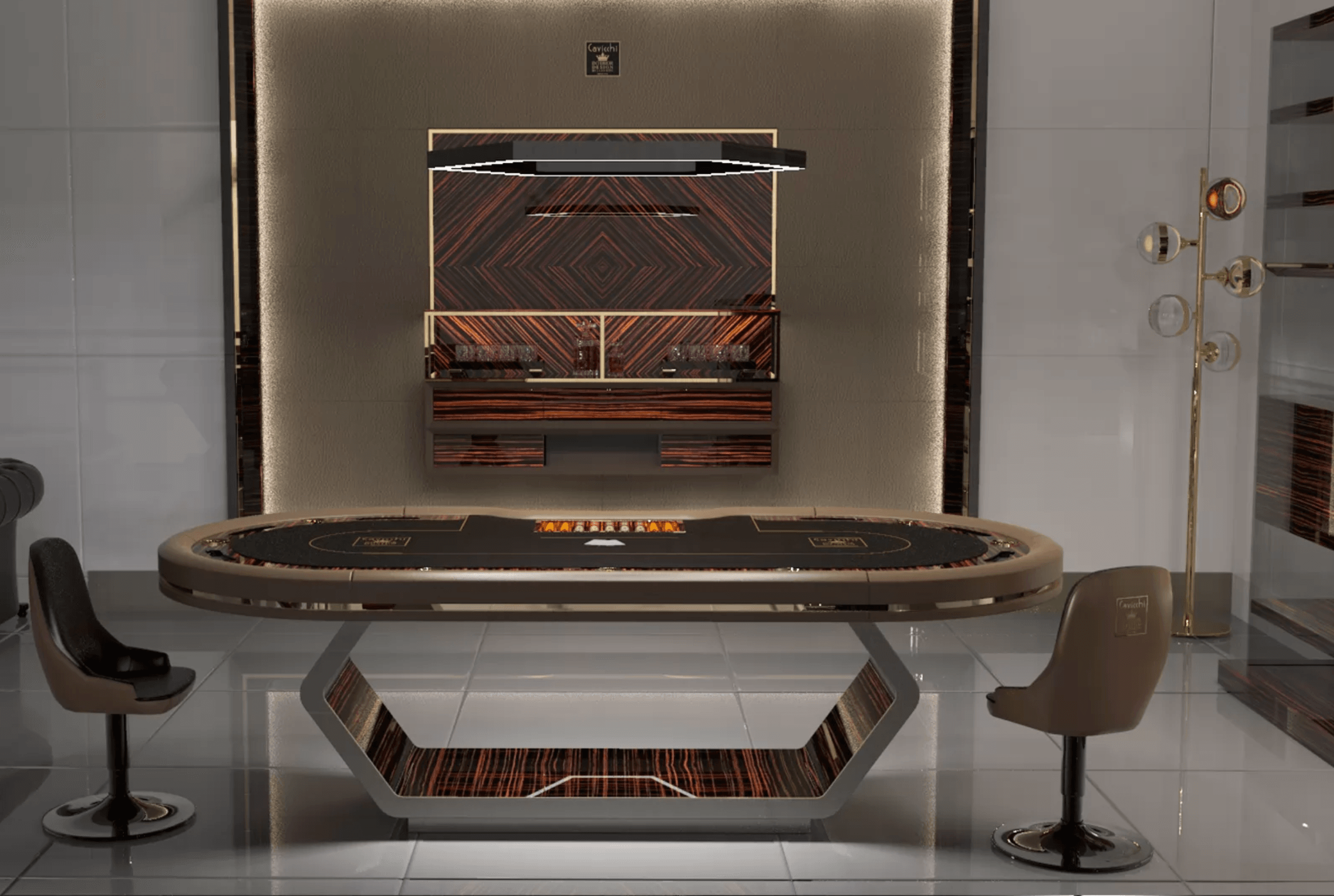 Italian Jade Poker Table - Thai Aces