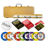 King of The River Poker Chipset - 300/500 Pcs, Ceramic, 40mm, 10g - Thai Aces