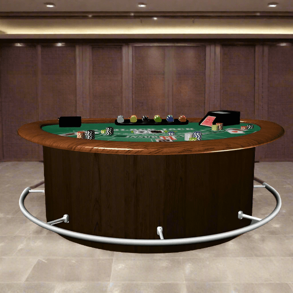 Leo Printed Blackjack Table - Thai Aces