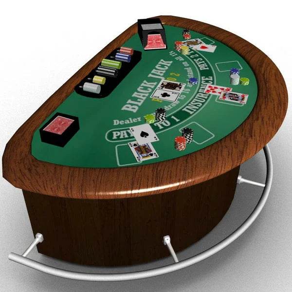 Leo Printed Blackjack Table - Thai Aces