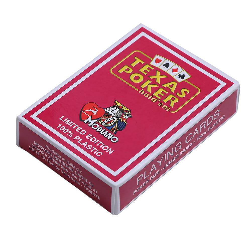 Modiano Texas Limited Edition Playing Cards - Pack of 10, Multi Color - Thai Aces