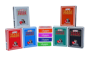 Modiano Texas Playing Cards - Pack of 10, Multi Colors - Thai Aces