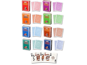 Modiano Texas Playing Cards - Pack of 10, Multi Colors - Thai Aces