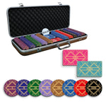 Quadragon Poker Chipset - 300/500 Pcs, 10/20 Plaques, Ceramic, 40mm, 10g - Thai Aces