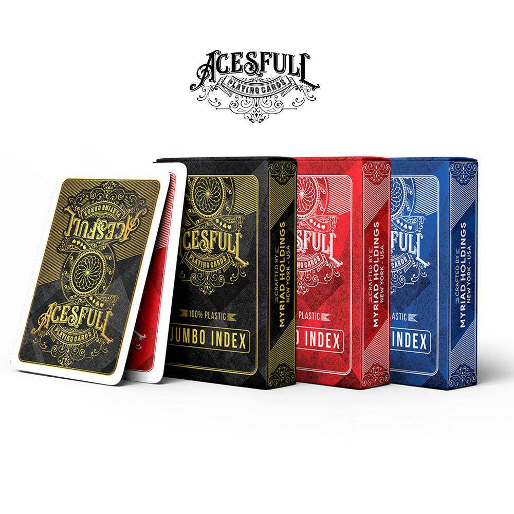 Acesfull Playing Cards - Pack of 5, Multi Colors