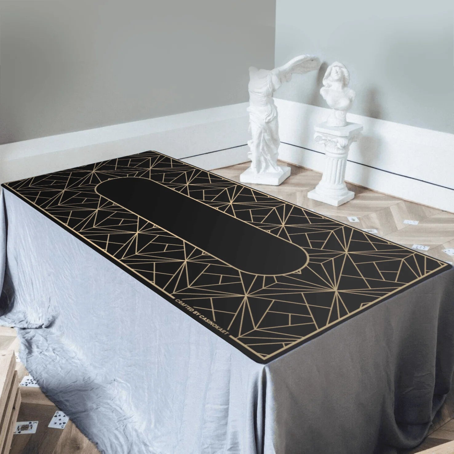 Astra Series Poker Table Mat - Rectangle, 8x4ft - Thai Aces