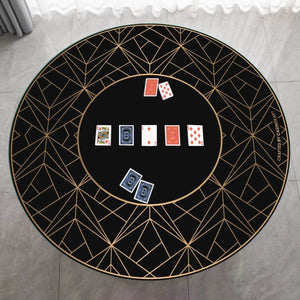 Astra Series Poker Table Mat - Round, 5x5ft - Thai Aces