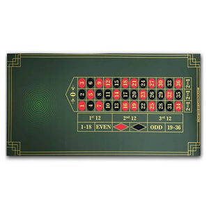 Bet Vault Roulette Table Mat - Rectangle, 6x3ft - Thai Aces