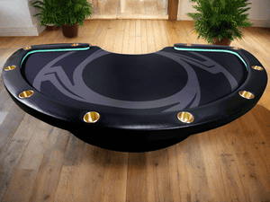 Black Bean Poker Table - Thai Aces