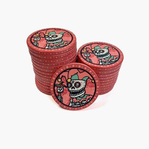 Customisable Poker Chips- Ceramic, 40/43/45/50mm - Thai Aces