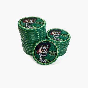 Customisable Poker Chips- Ceramic, 40/43/45/50mm - Thai Aces