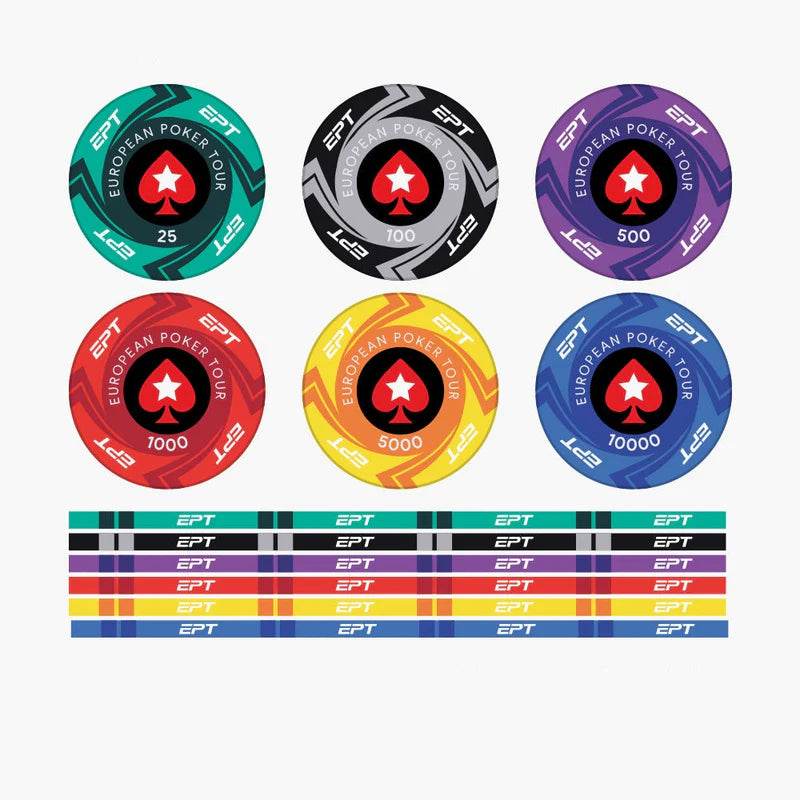 Customisable Poker Chips- Ceramic, 40/43/45/50mm - Thai Aces