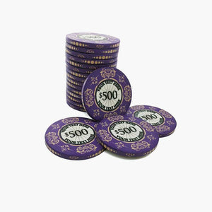 Customisable Poker Chips- Ceramic, 40/43/45/50mm - Thai Aces