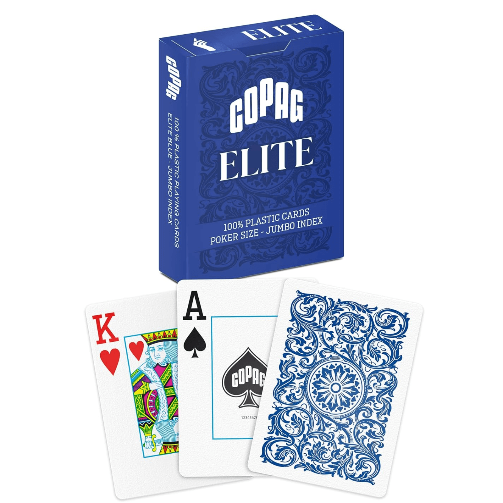 Copag Elite Playing Cards - Pack of 10, Multi Colors - Thai Aces