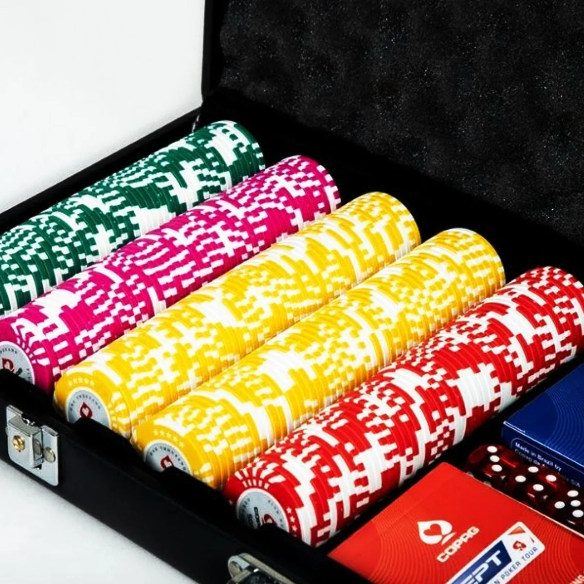 Copag Poker Chipset - 500 Pcs, Clay, 40mm, 14g