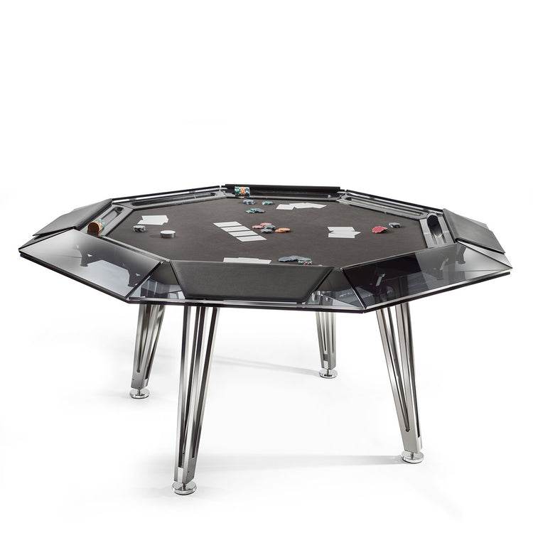 Cronus Glass Poker Table - Thai Aces