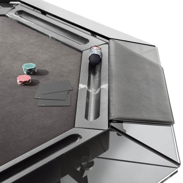 Cronus Glass Poker Table - Thai Aces