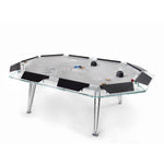 Cronus Glass Poker Table - Thai Aces