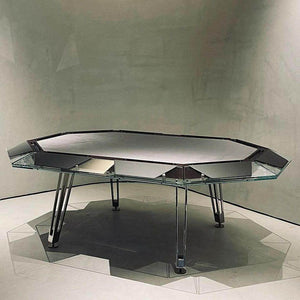 Cronus Glass Poker Table - Thai Aces