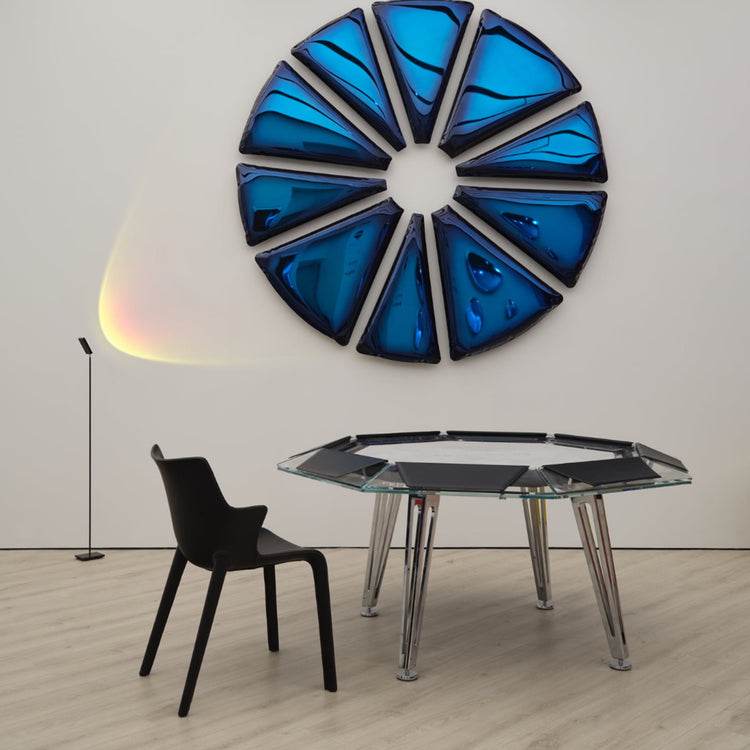 Cronus Glass Poker Table - Thai Aces