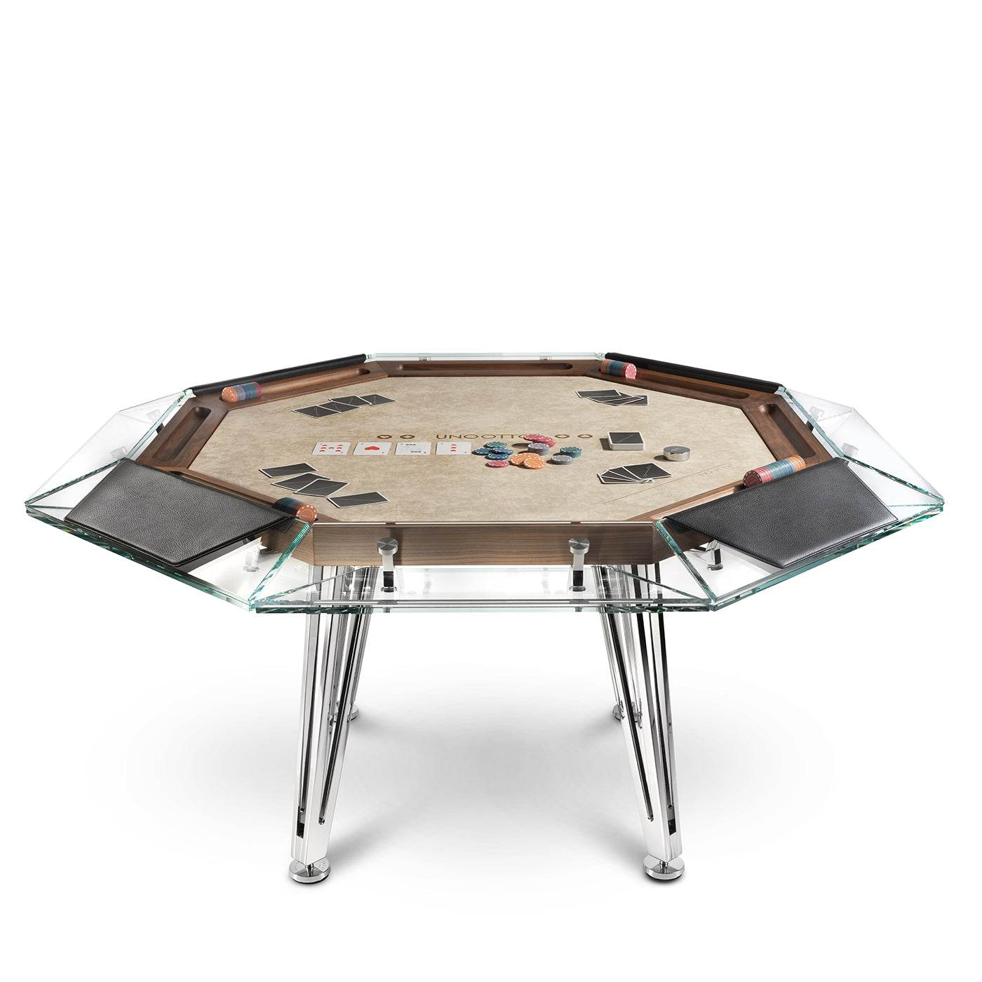 Cronus Glass Poker Table - Thai Aces