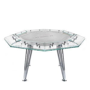 Cronus Glass Poker Table - Thai Aces