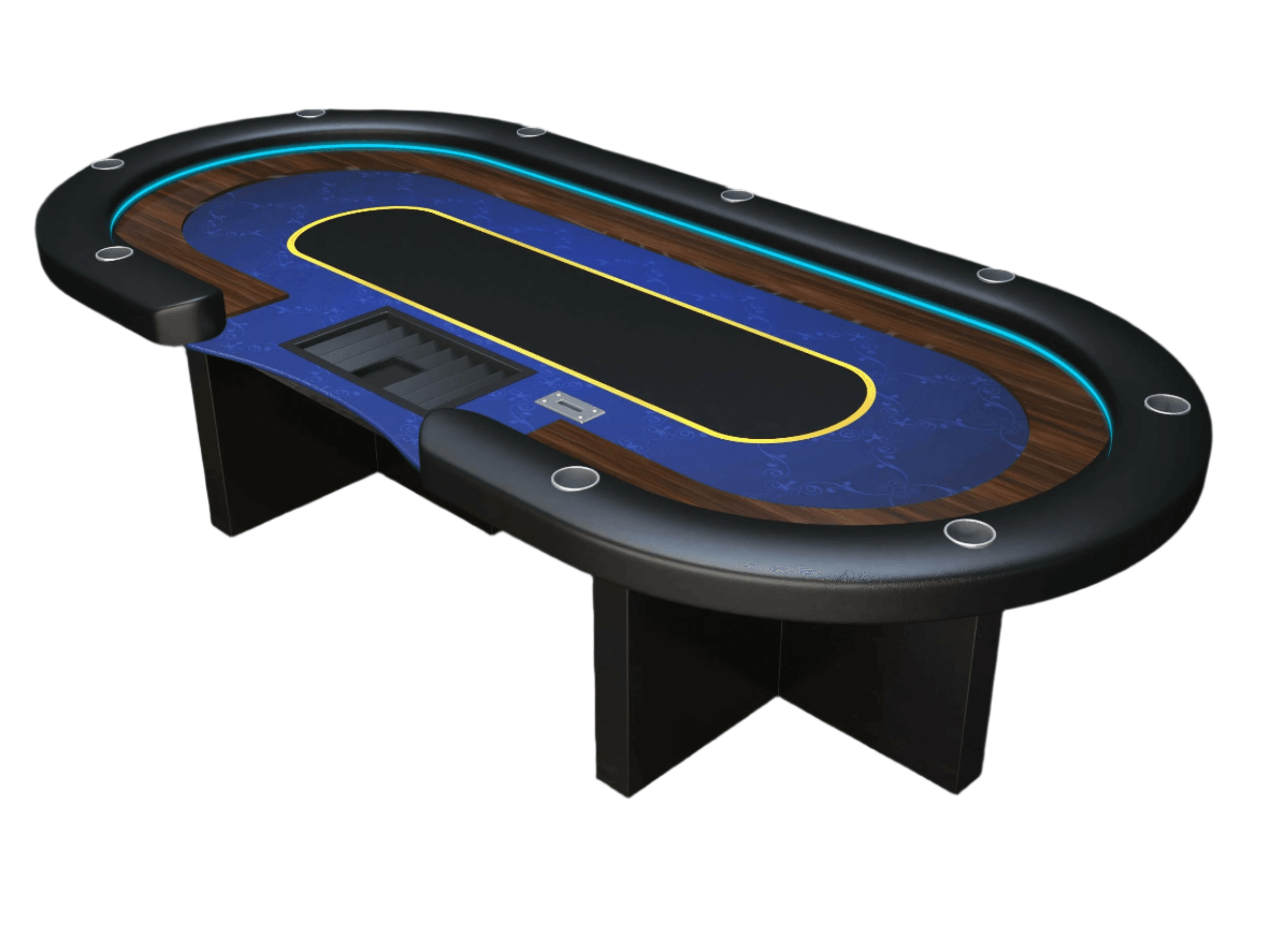 Cross High Poker Table - Thai Aces