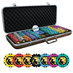 Fearless Lion Poker Chipset Without Denomination - GR, 300/500 Pcs, Clay, 40mm, 14g - Thai Aces