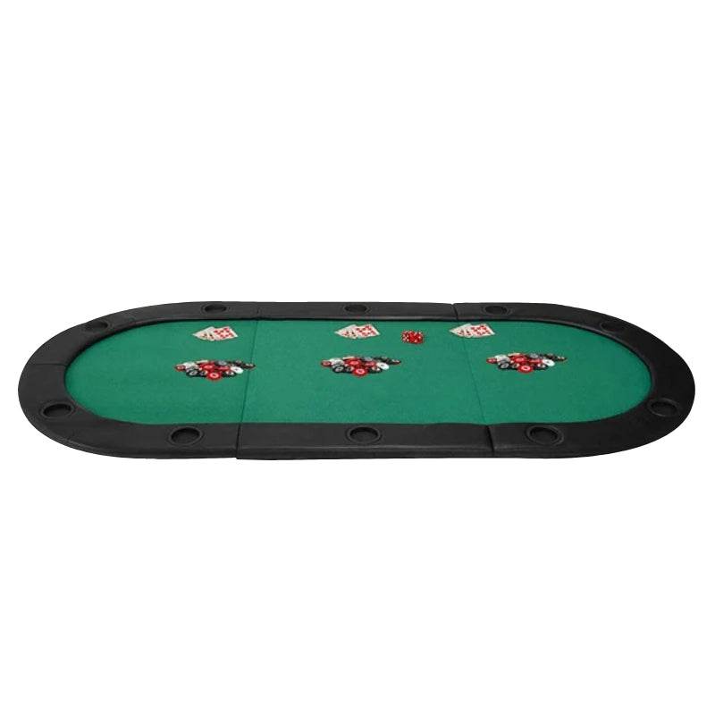 Masterfold Poker Tabletop - Oval, 6x3ft - Thai Aces